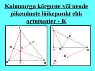 Huvitavad Punktid kolmnurgas #14