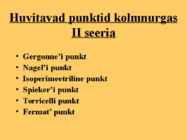 Huvitavad Punktid kolmnurgas #15