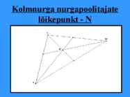 Huvitavad Punktid kolmnurgas #8