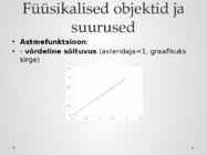 Füüsikalise looduskäsitluse alused #6