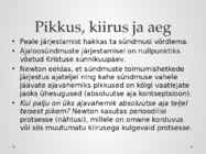 Füüsikalise looduskäsitluse alused #52