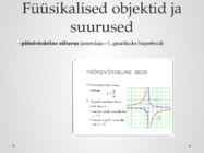 Füüsikalise looduskäsitluse alused #7