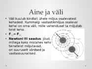 Füüsikalise looduskäsitluse alused #67