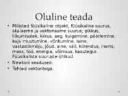 Füüsikalise looduskäsitluse alused #79