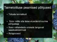 TAIMETOITLUS #3