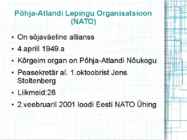 Eesti osalemine rahvusvaheliste organisatsioonide töös #6