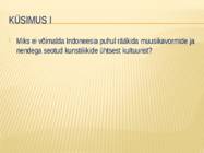 Indoneesia muusika #7