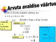 Lineaarvõrrand #11