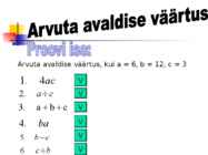 Lineaarvõrrand #12