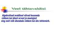 Lineaarvõrrand #6
