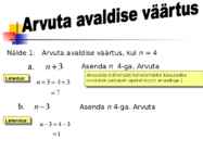 Lineaarvõrrand #9