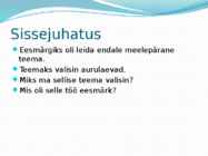 Aurulaevade esitlus #3