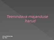 Teenindava majanduse harud