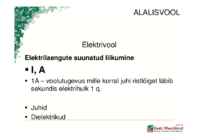 Elektrotehnika alalisvool #2