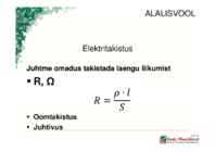 Elektrotehnika alalisvool #4