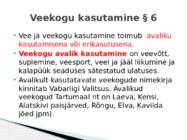VEESEADUS #11