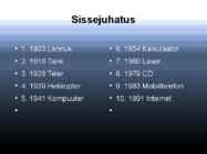 10 leiutist-mis mõjutasid maailmakultuuri XX sajandil #2