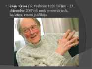 Jaan Kross #2