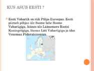 Eesti ja Euroopa riigid #2