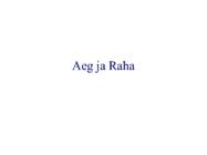 Aeg ja Raha