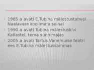 EDUARD TUBIN #14