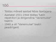 EDUARD TUBIN #5