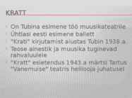 EDUARD TUBIN #10