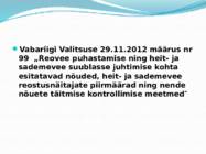 Veeseadusest tulenevad määrused #2