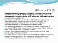 Veeseadusest tulenevad määrused #13