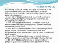 Veeseadusest tulenevad määrused #8