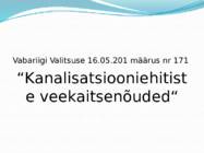 Veeseadusest tulenevad määrused #10