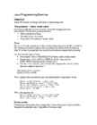 Java Programming Exercise