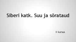 Siberi katk-Suu- ja sõrataud