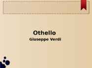 Othello Giuseppe Verdi
