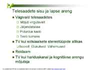 Keskkonna mõju käitumisele ja arengule #20