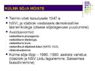 KÜLMA SÕJA KRIISID #3