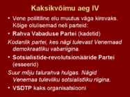 REVOLUTSIOONID JA KODUSÕDA VENEMAAL #13