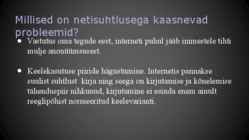 Netisuhtluse esitlus #11