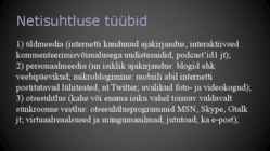 Netisuhtluse esitlus #3