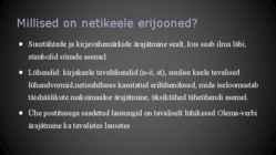 Netisuhtluse esitlus #7