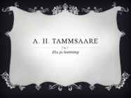 A-H-Tammsaare
