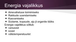 Tervislik toitumine ja toitained #5