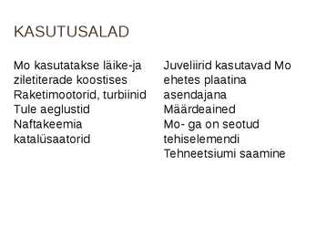 Molübdeem #4