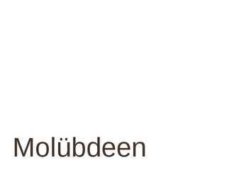 Molübdeem
