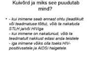Sugulisel teel levivad haigused-HIV ja kaitsevahendid #12