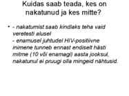 Sugulisel teel levivad haigused-HIV ja kaitsevahendid #13