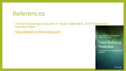 Forest Bioenergy #12