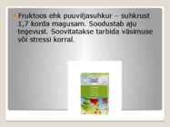 Erinevate suhkrute kasutamine kulinaarias #9