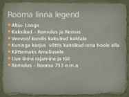Rooma linn keisrigiigi ajal #2