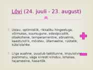 Tähtkujude iseloomustused #6